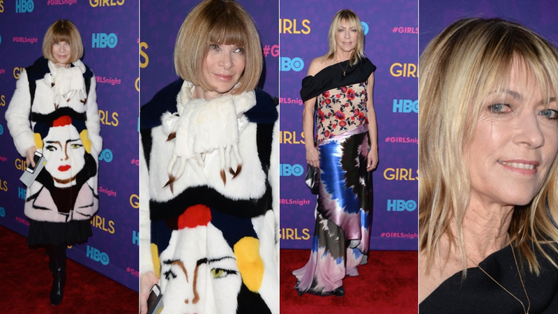 Illustration for article titled Awkward Hemlines and Slinky Slip Dresses at the Girls Premiere